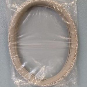 Steering Wheel Cover with shiny silver bling
